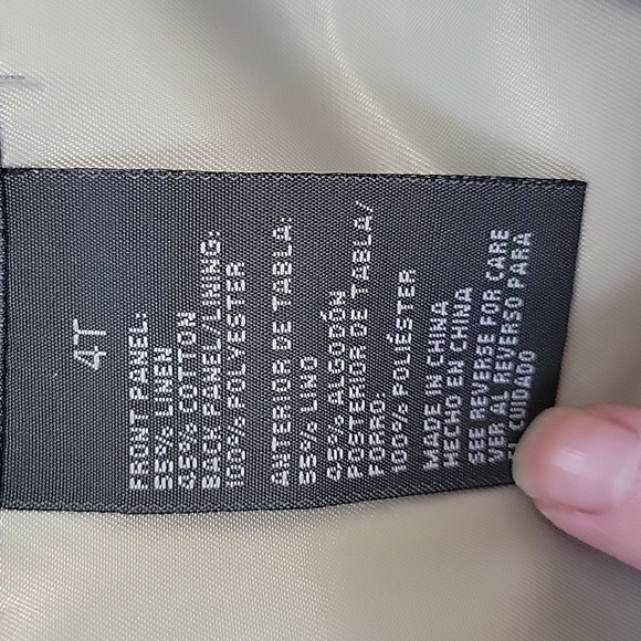 Kenneth Cole Linen Blend Vest & Pant Set, Size 4T - Picture 7 of 9